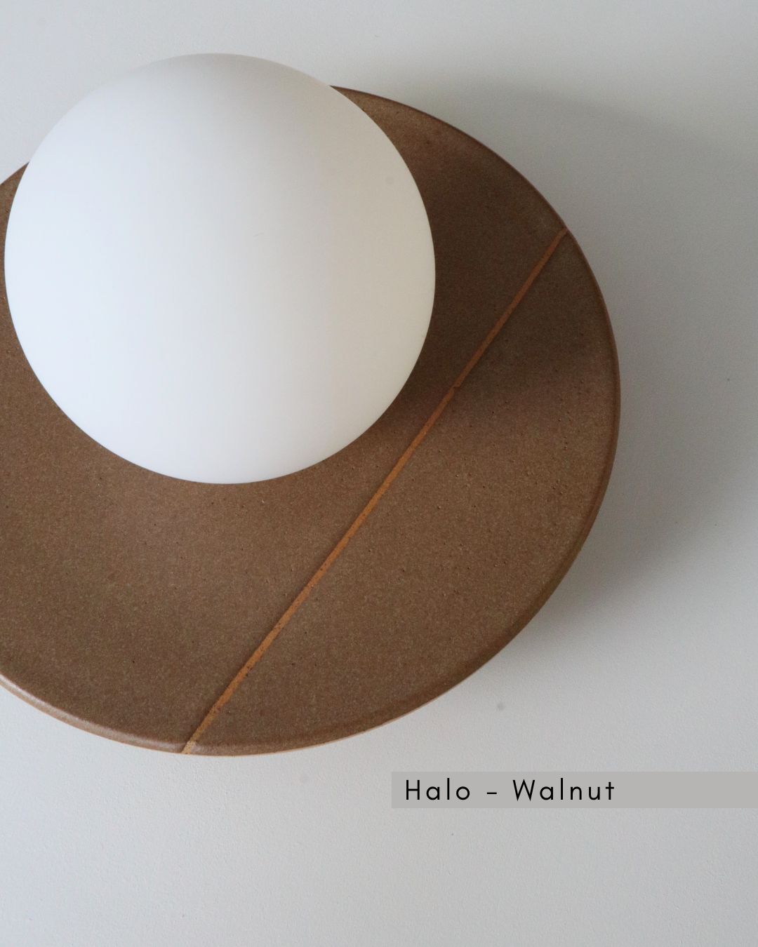 Ceramics wall light