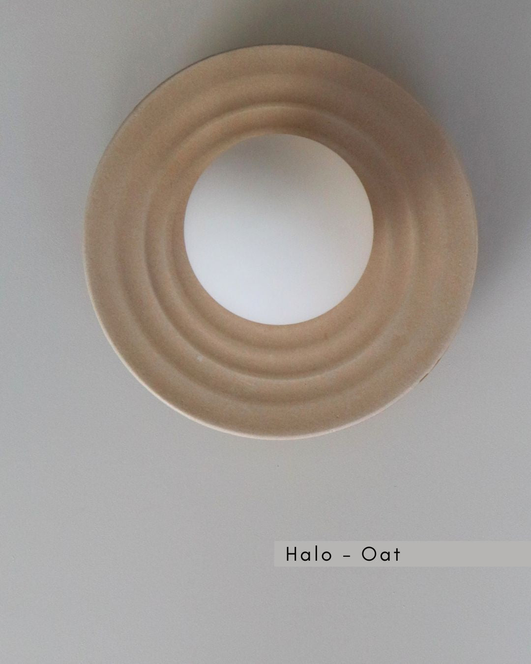 Ceramics wall light