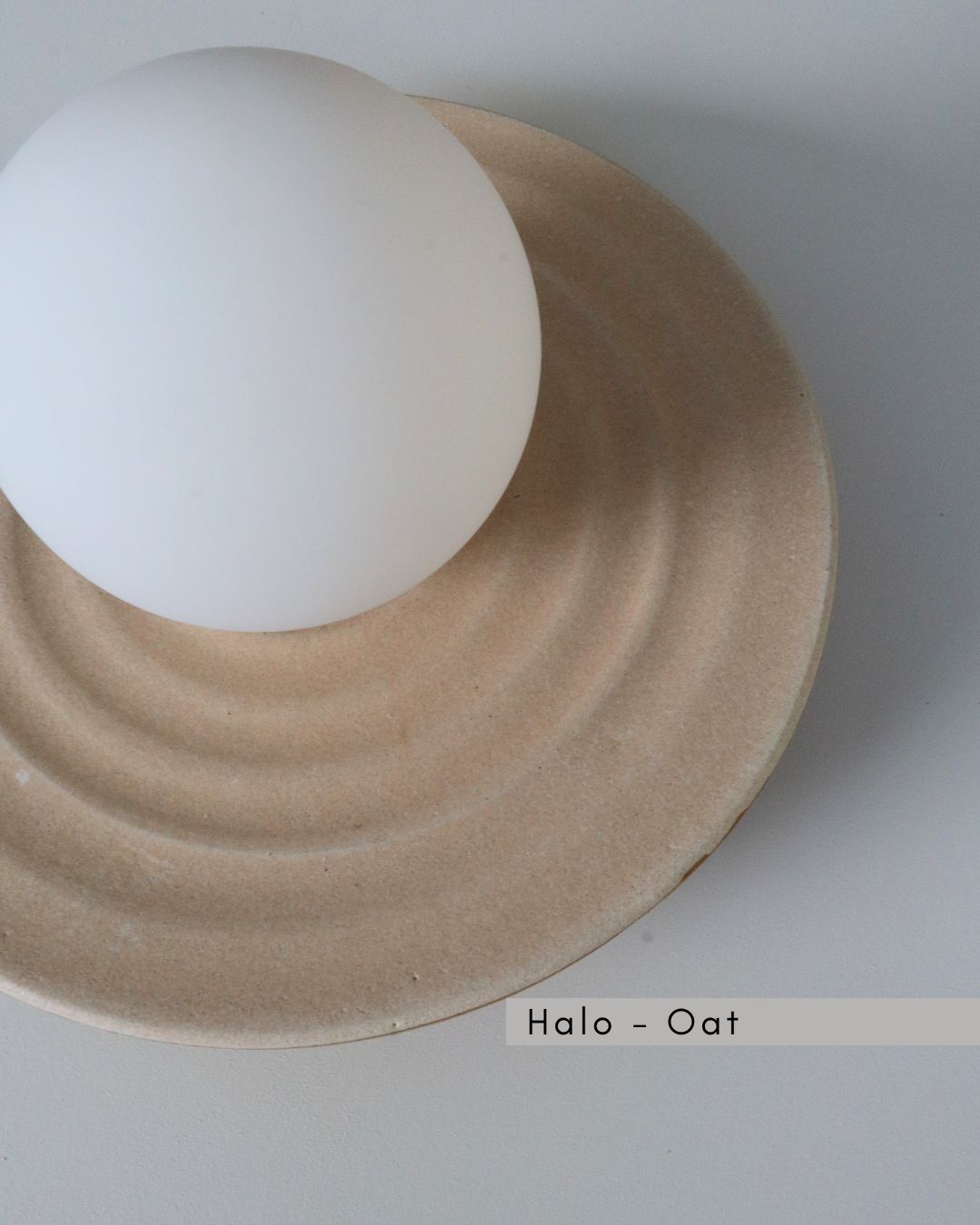 Ceramics wall light