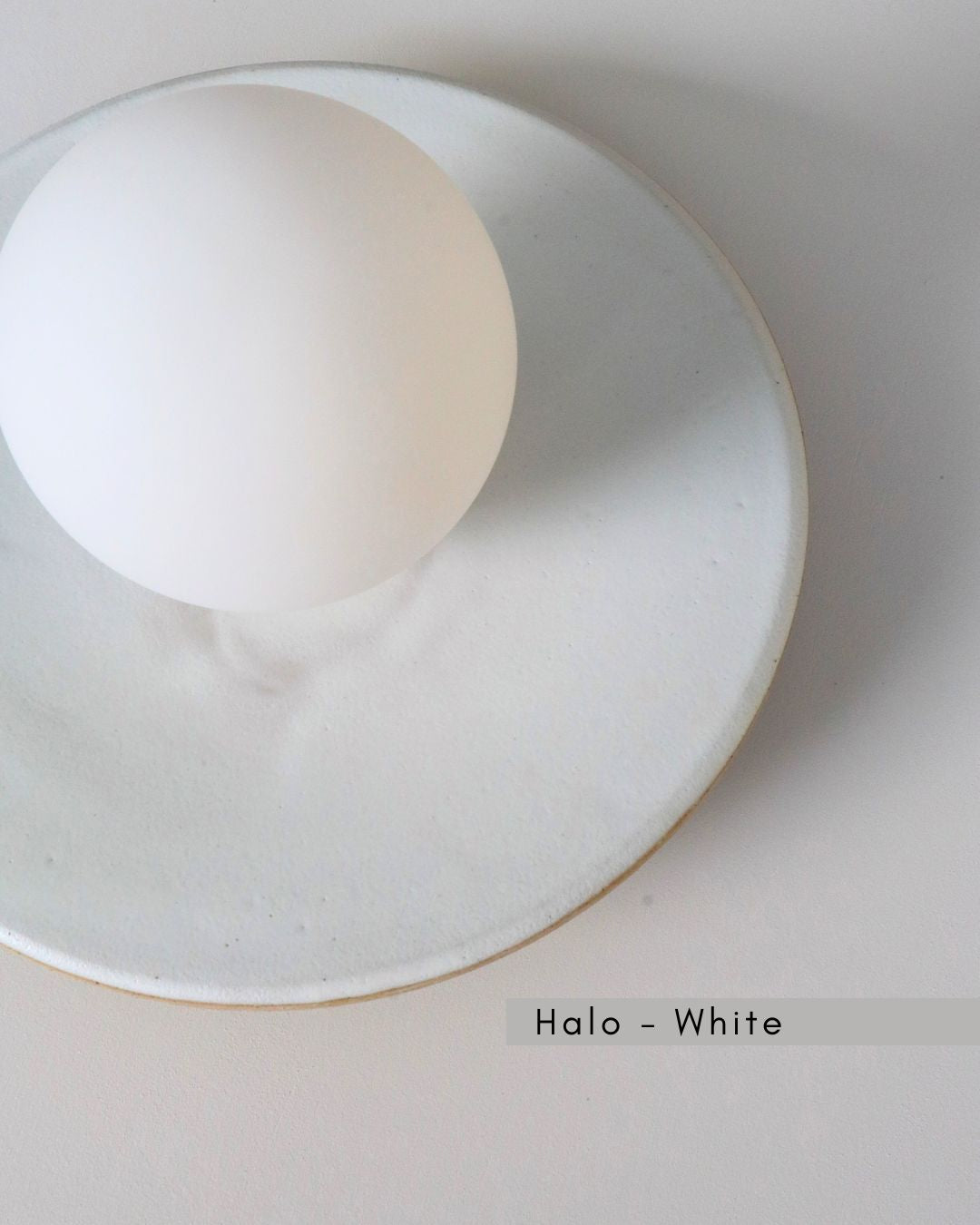 Ceramics wall light