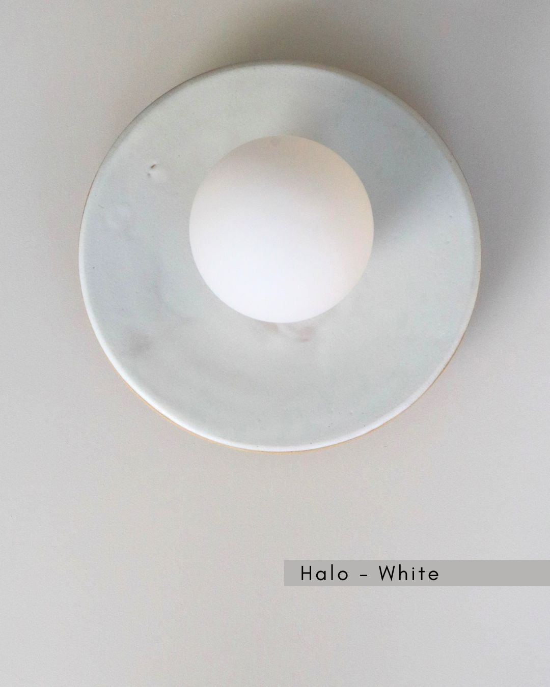 Ceramics wall light