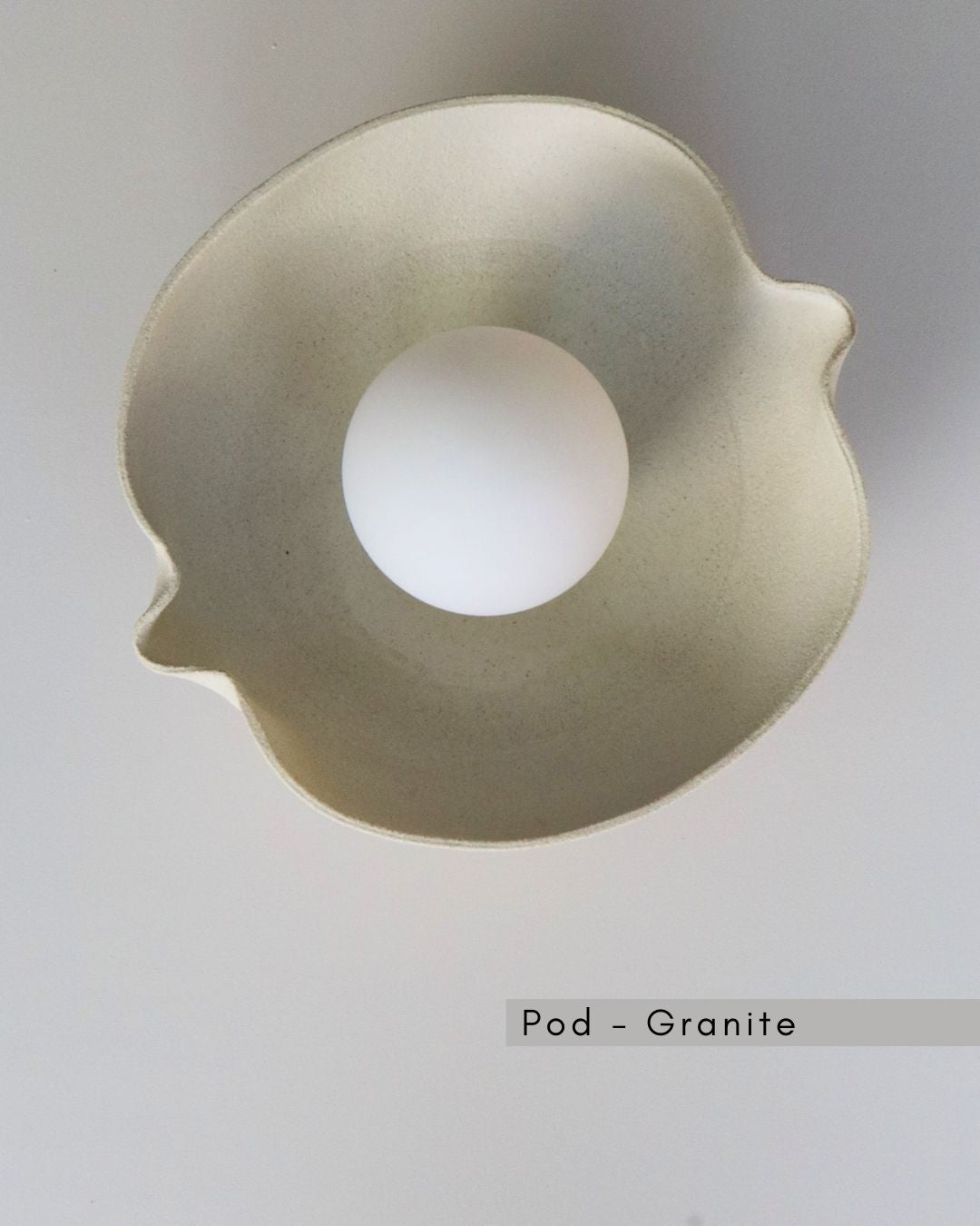 Ceramics wall light