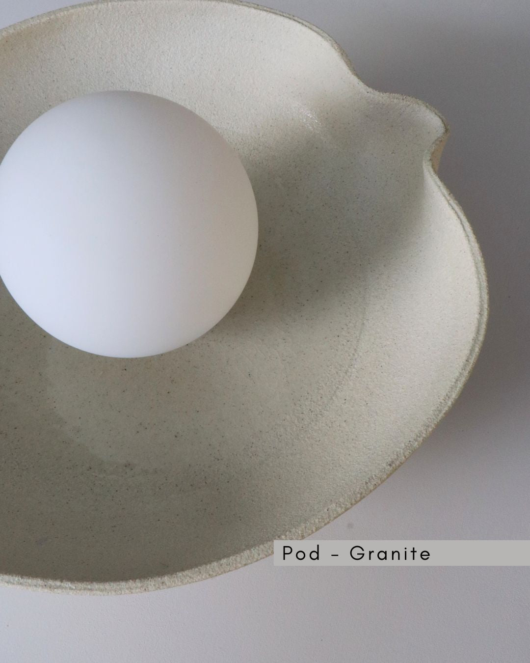 Ceramics wall light