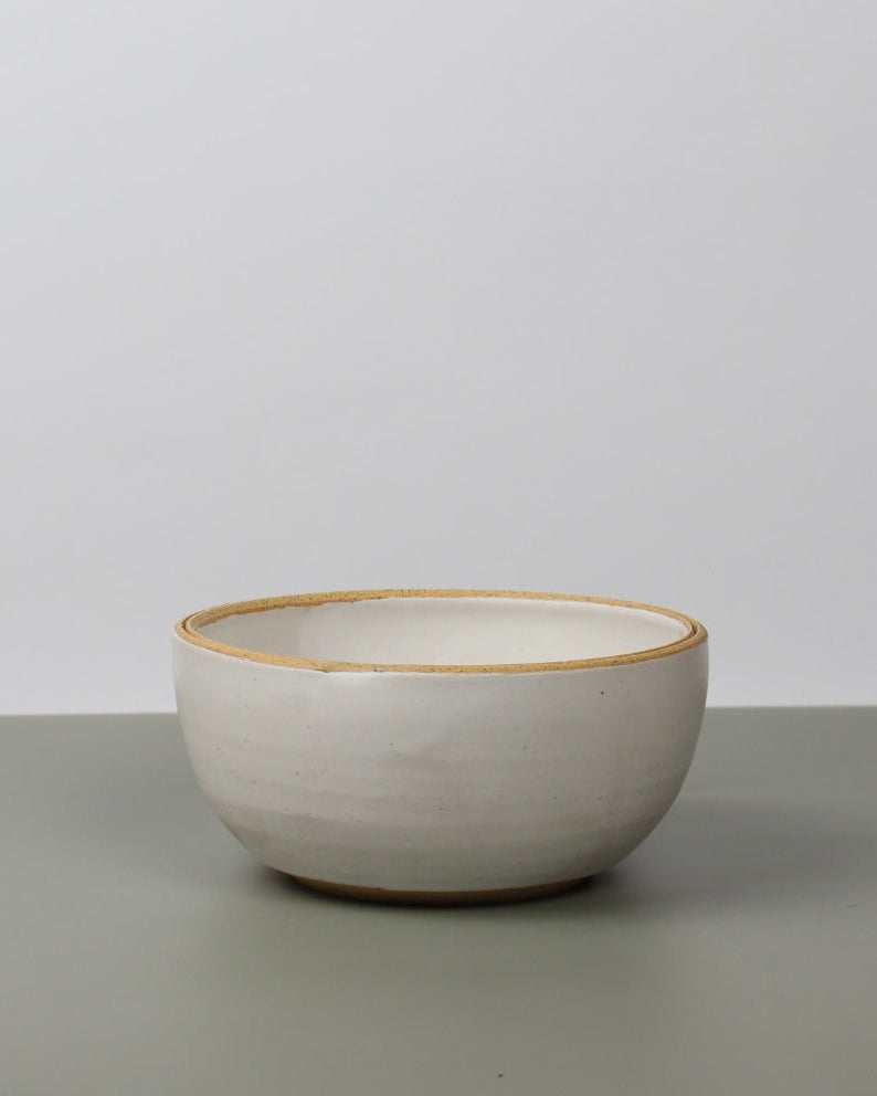 Ceramic bowl on a plain white background