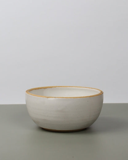 Ceramic bowl on a plain white background